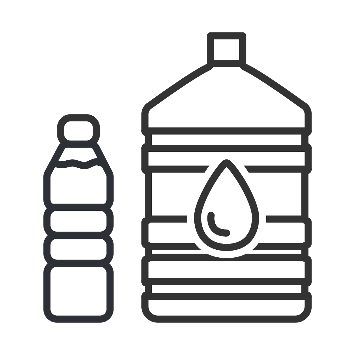 Dricksflaskor & vattendunkar