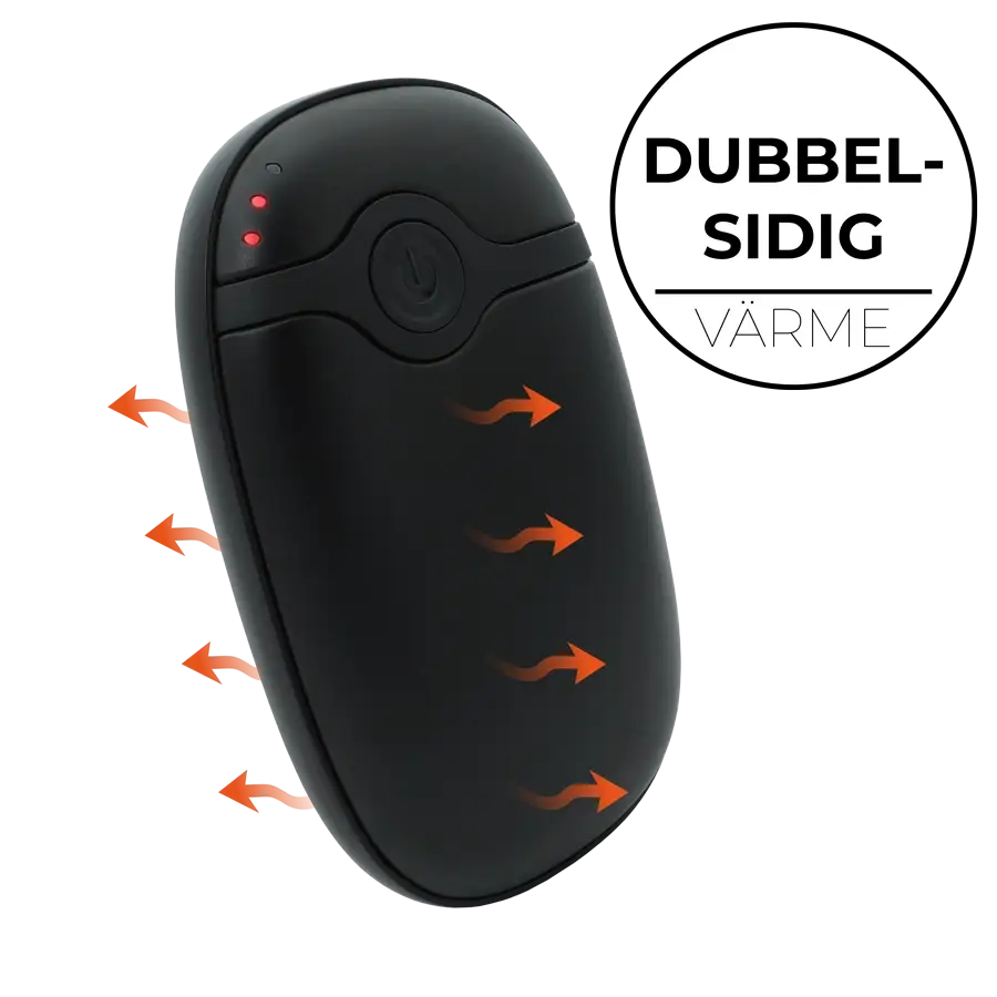 Handvärmare med powerbank 10 000 mAh