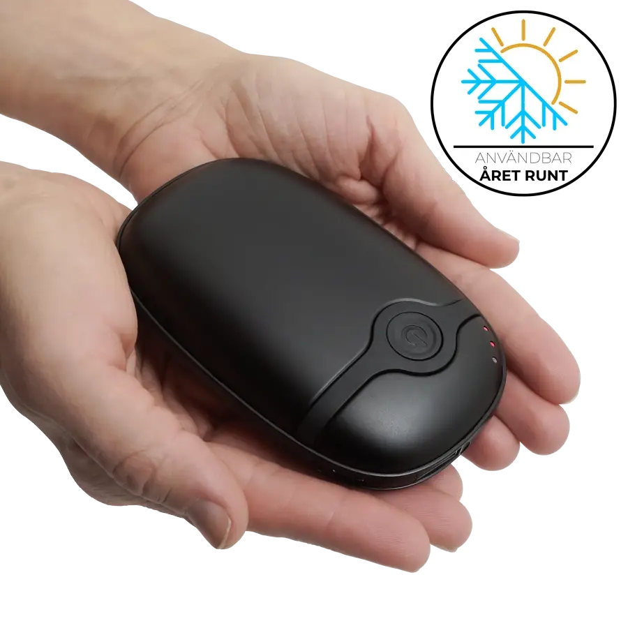 Handvärmare med powerbank 10 000 mAh