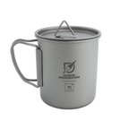 Titankopp med lock, 300 ml