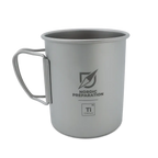 Titankopp med lock, 450 ml