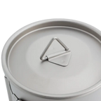 Titankopp med lock, 450 ml