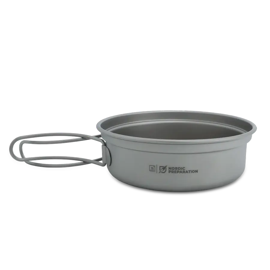 Titankastrull och -stekpanna, 1450 ml