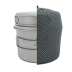 Titankastrull och -stekpanna, 1450 ml