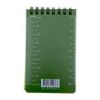 Vattentåligt anteckningsblock 12,8 x 7,6 cm