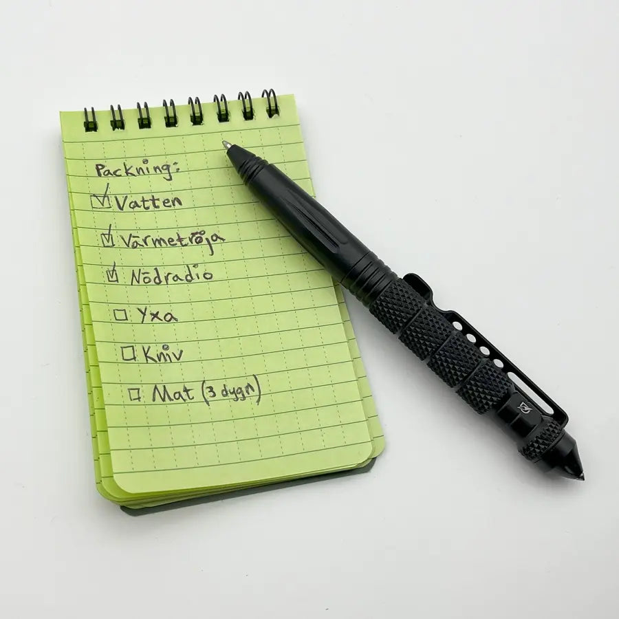 Vattentåligt anteckningsblock 12,8 x 7,6 cm