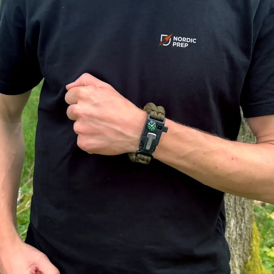 Paracordarmband överlevnad