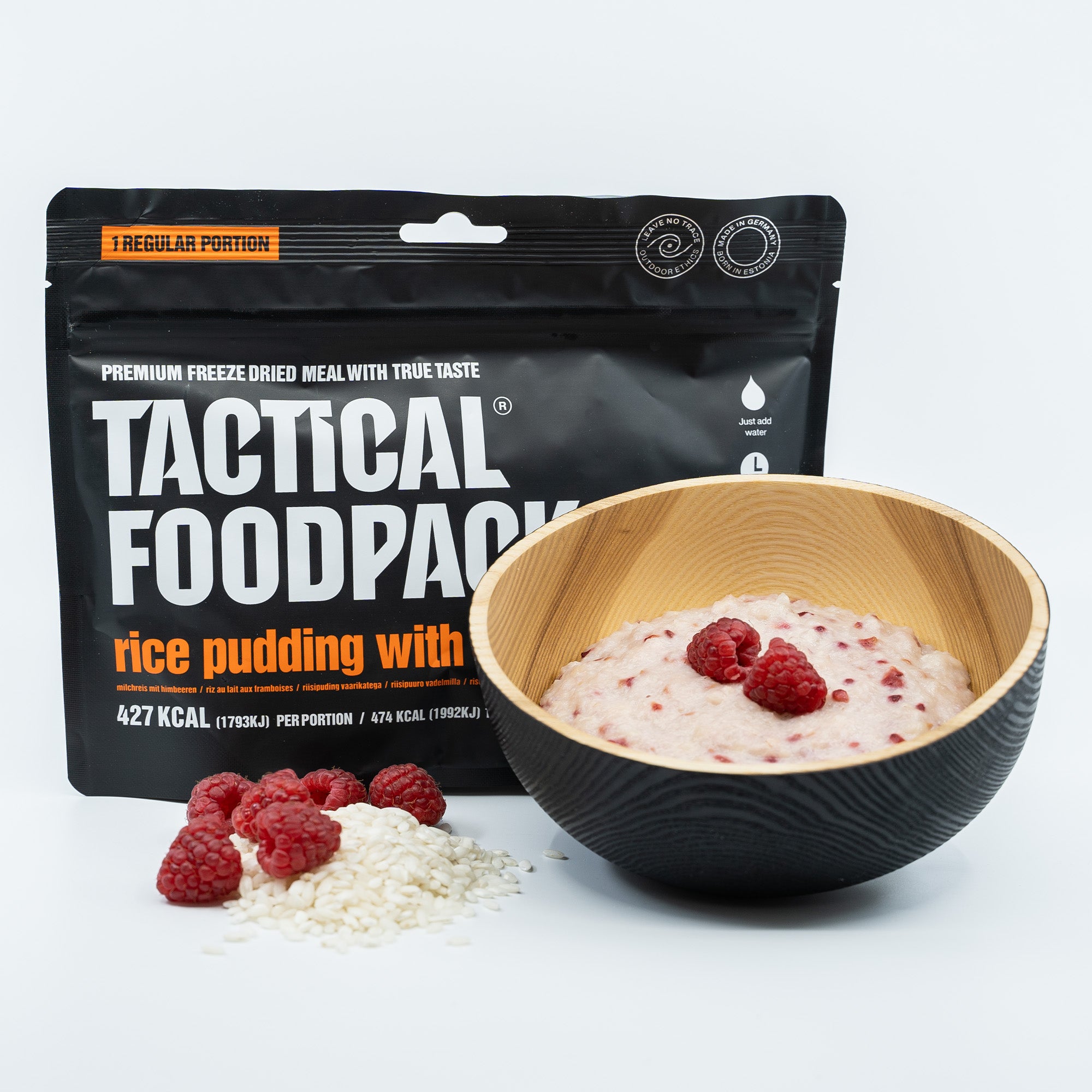 Tactical Foodpack Rice Pudding and Berries