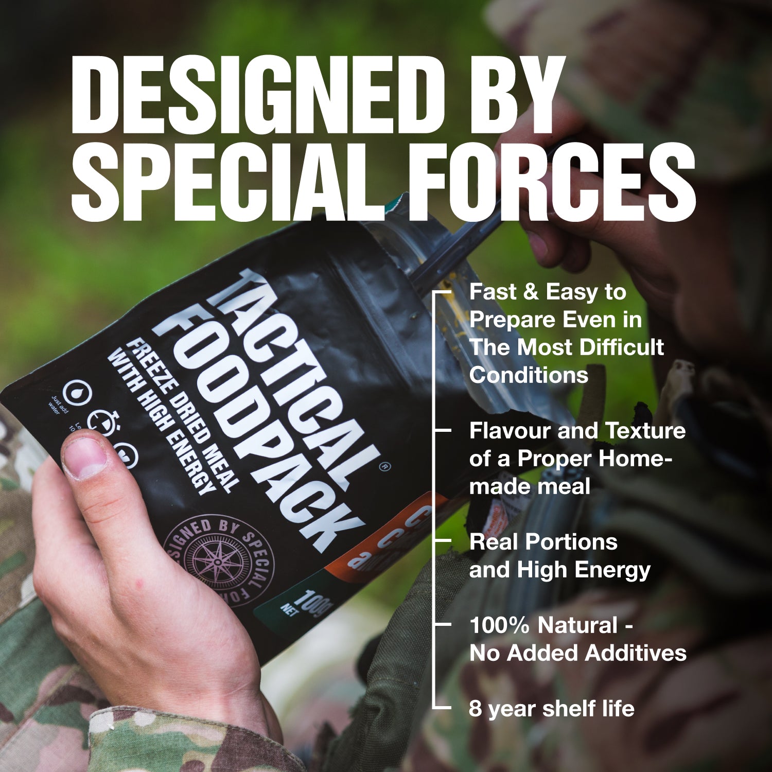 Tactical Foodpack Beef Pasta Bolognese