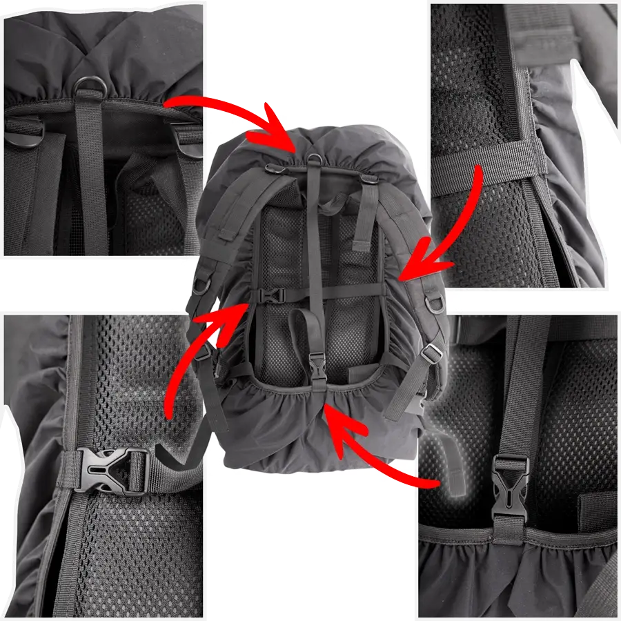 Ryggsäcksöverdrag elit 50L