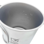 Titankopp med lock och hängare 750 ml