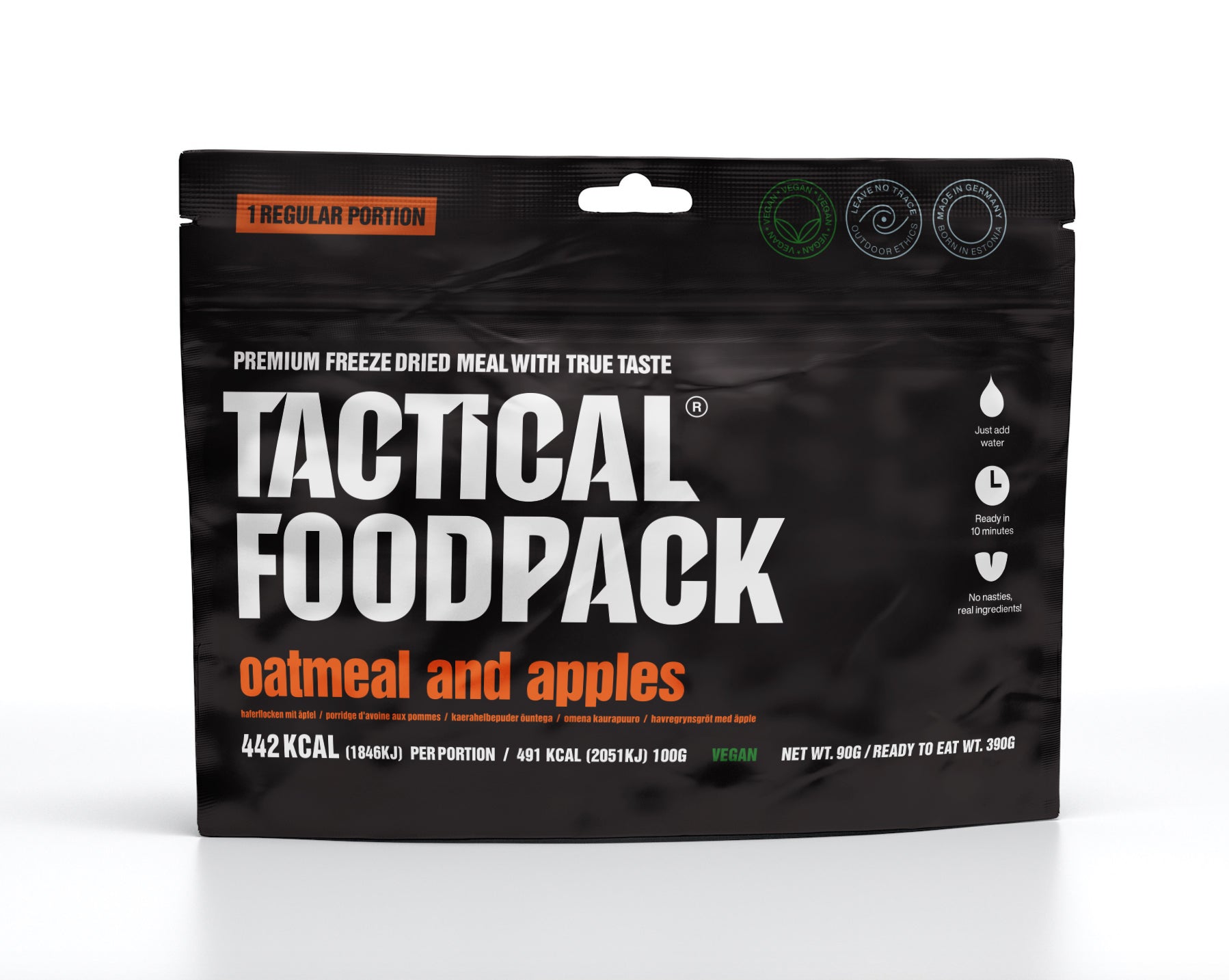 Tactical Foodpack Oatmeal and Apples (with oat cream)