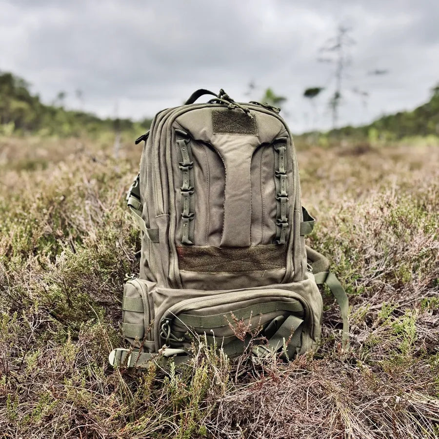 Taktisk ryggsäck 45 L, armégrön