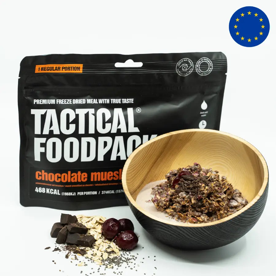 Tactical Foodpack Chocolate Muesli with Cherries
