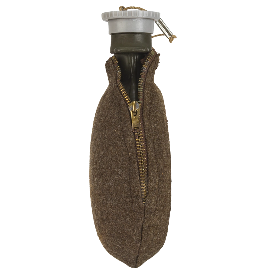 Fältflaska aluminium m/31 CZ, original (överskottsvara, klass 4)