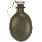 Fältflaska aluminium m/31 CZ, original (överskottsvara, klass 4)