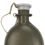 Fältflaska aluminium m/31 CZ, original (överskottsvara, klass 4)