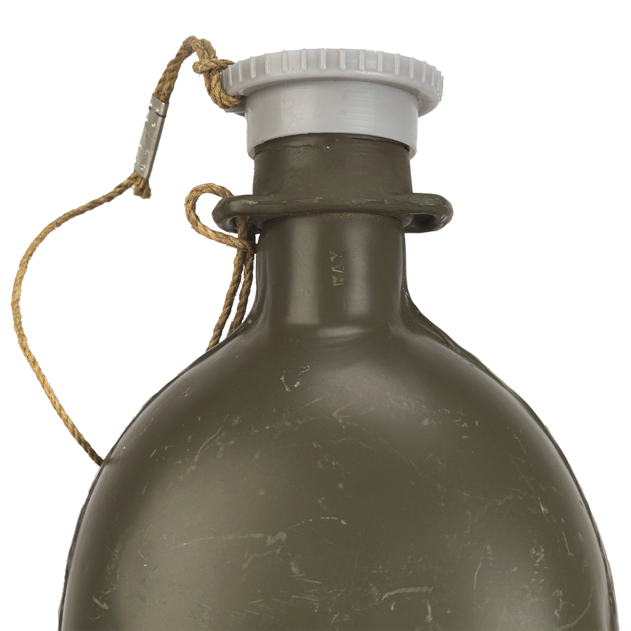 Fältflaska aluminium m/31 CZ, original (överskottsvara, klass 4)