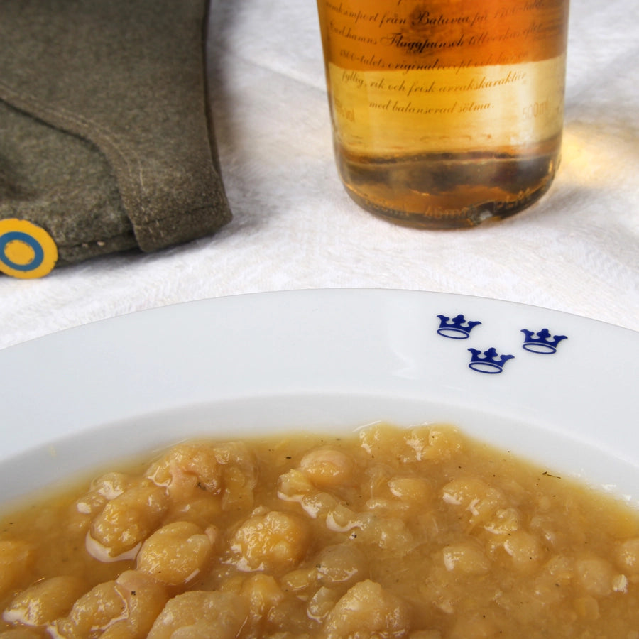 Mässporslin djup tallrik 23 cm 4-pack (överskottsvara klass 1)