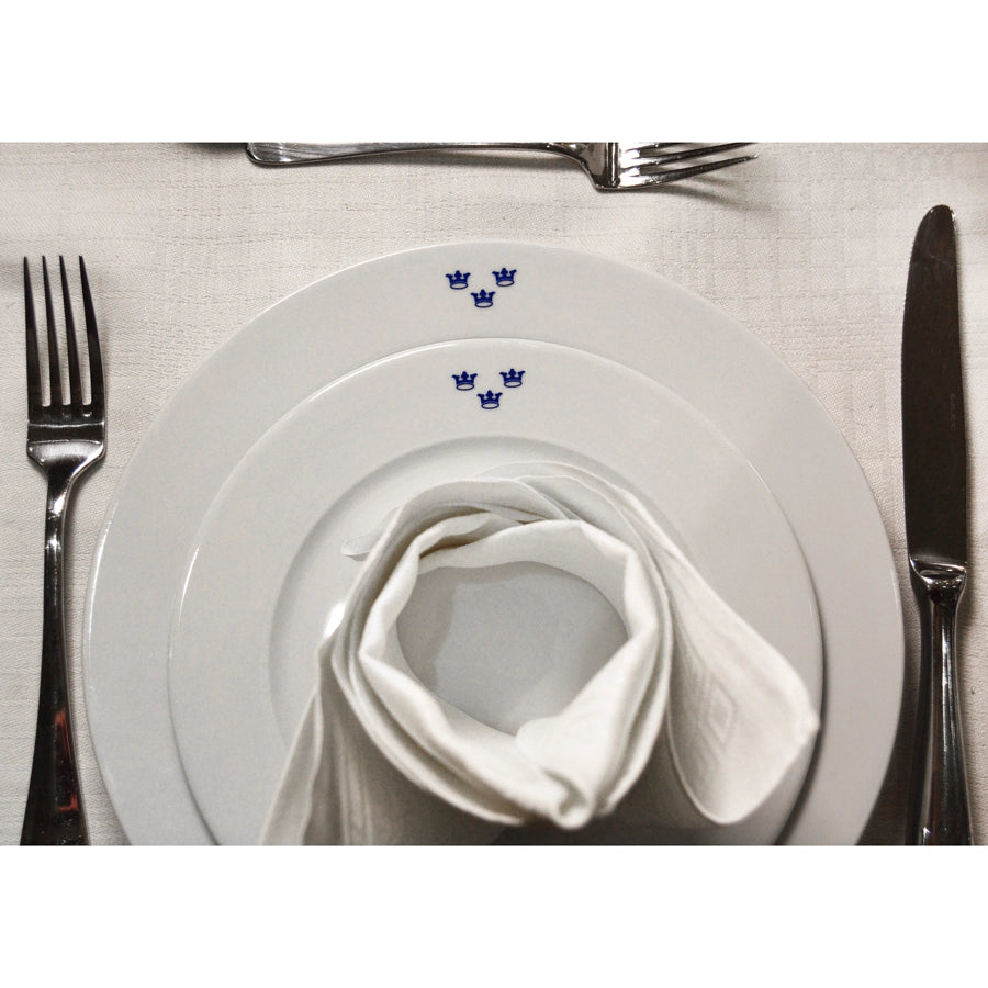 Mässporslin assiett 4-pack (överskottsvara klass 1)