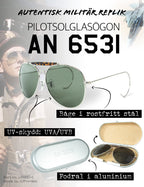 Pilotsolglasögon AN 6531 (överskottsvara klass 1)