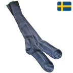 Knästrumpa stålgrå - försvarets original i merinoull