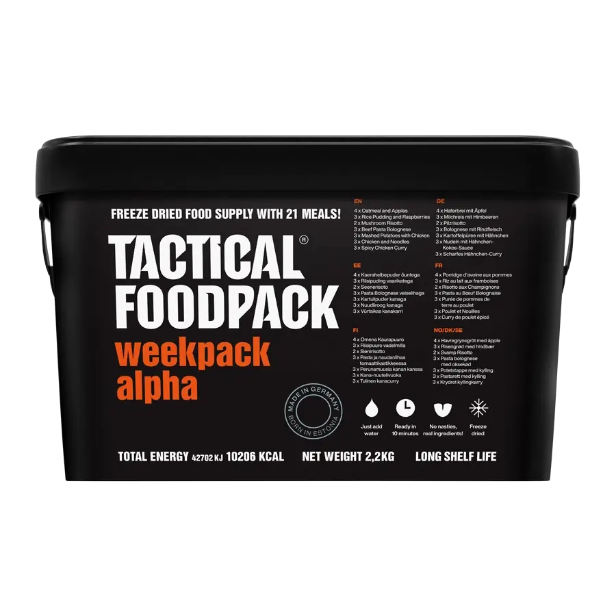 Tactical Foodpack - Weekpack Alpha (7 dagar)