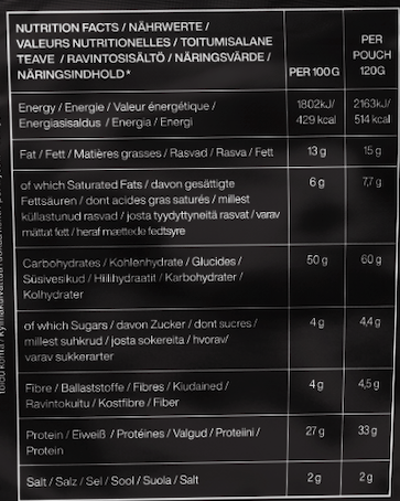 Tactical Foodpack Spicy Chicken Curry