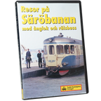 Resor på Säröbanan med ånglok och rälsbuss. Speltid: ca 70 min