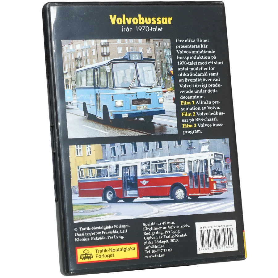 Volvobussar från 1970-talet. Speltid: ca 45 min