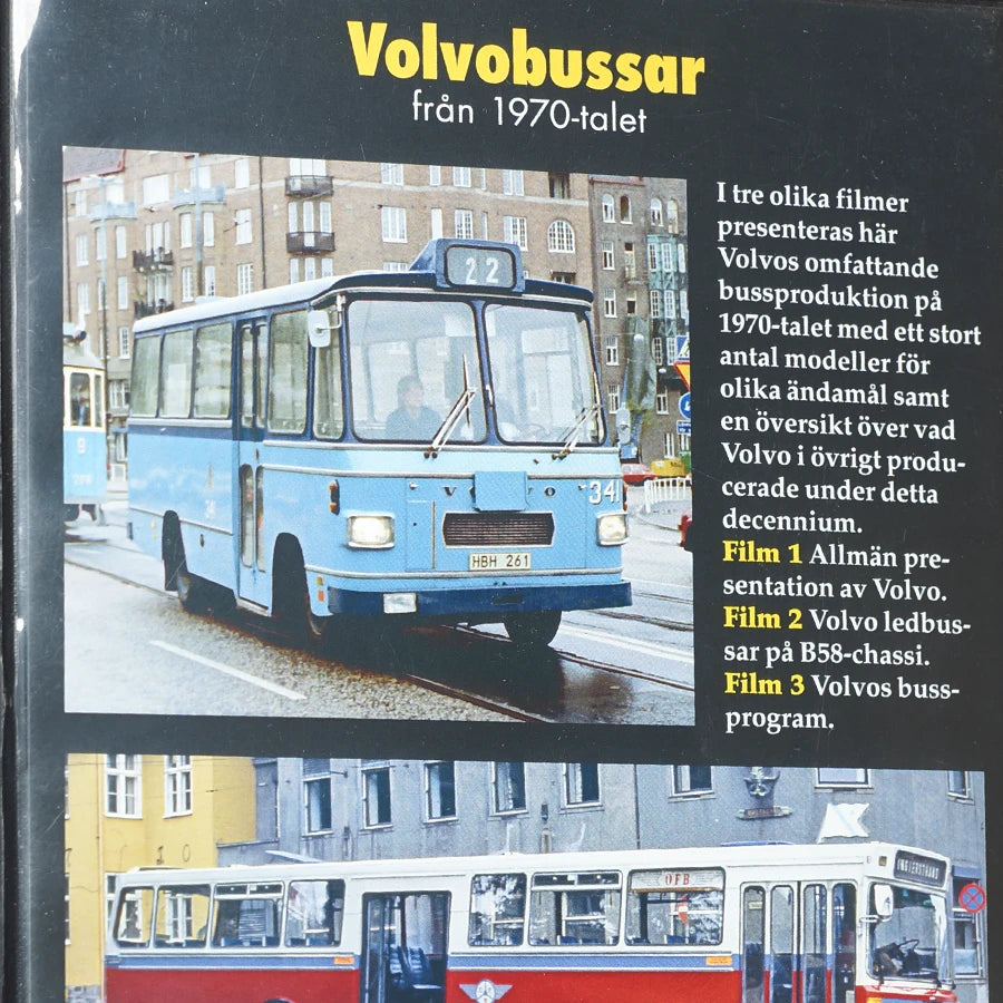 Volvobussar från 1970-talet. Speltid: ca 45 min