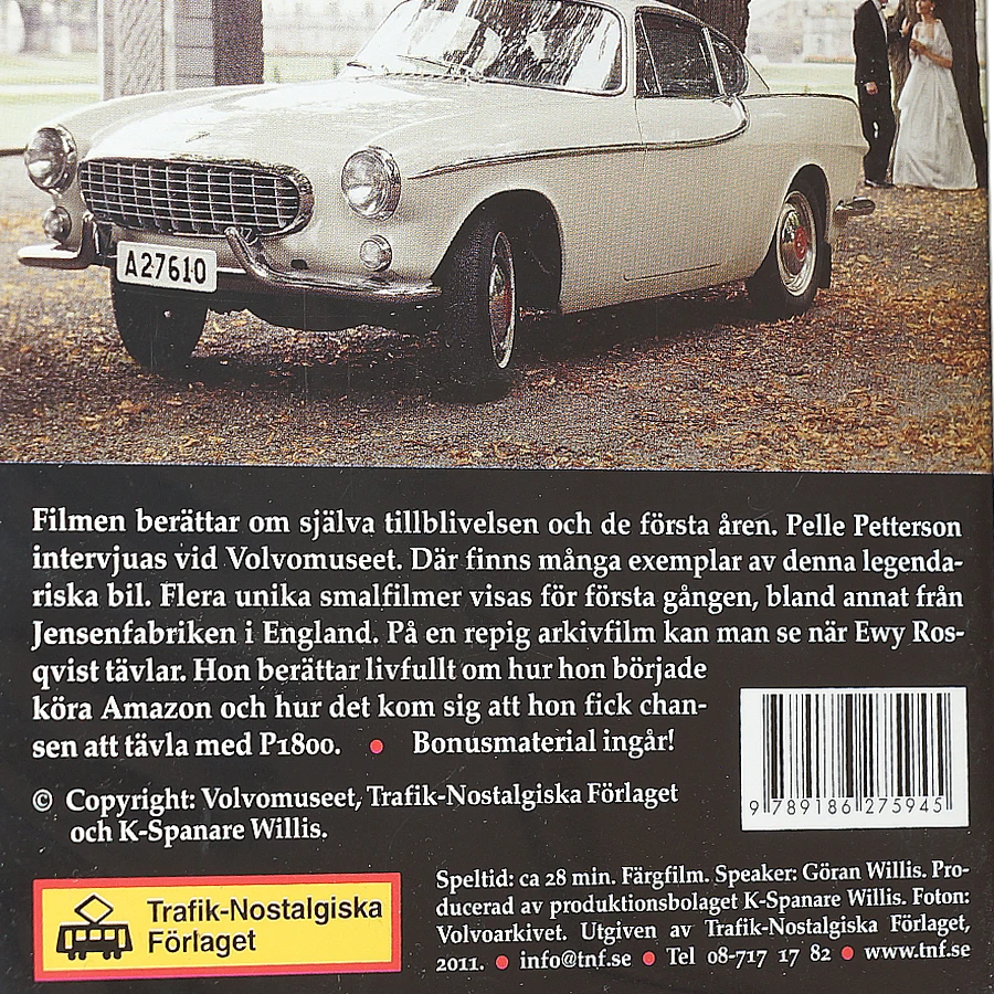 Volvo P1800 världens vackraste bil. Speltid: ca 28 min