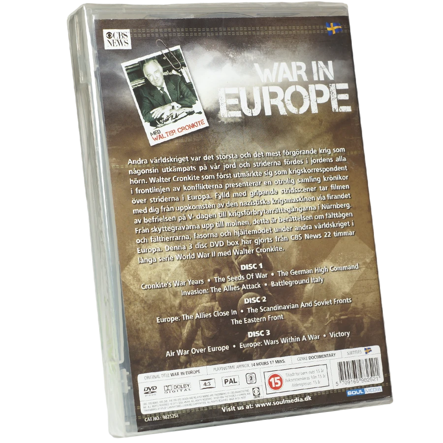 War in Europe. 3 skivor. Speltid: över 14 timmar