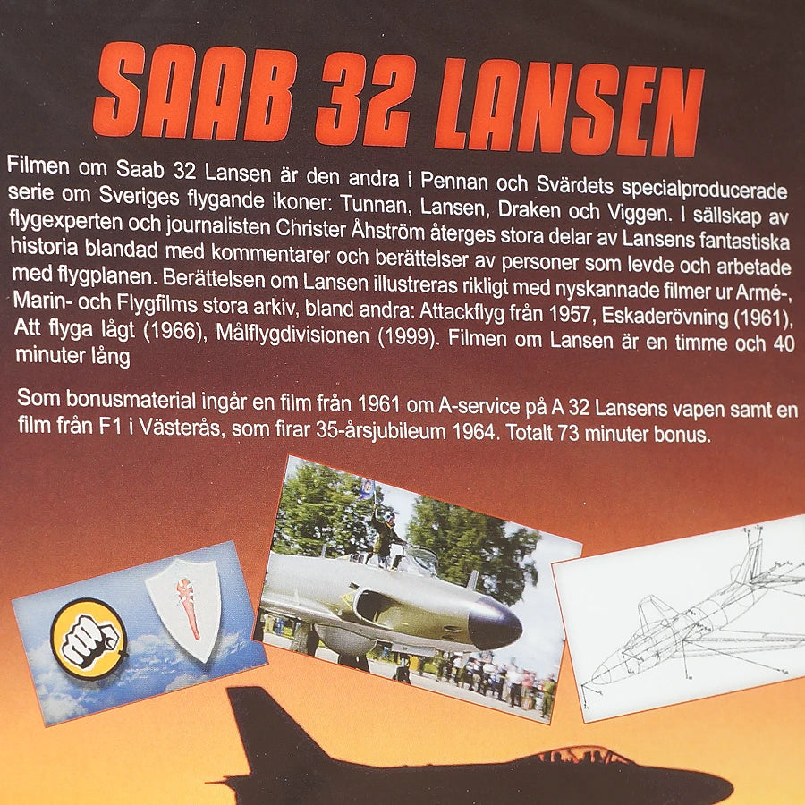 Saab 32 Lansen. Speltid: 173 min