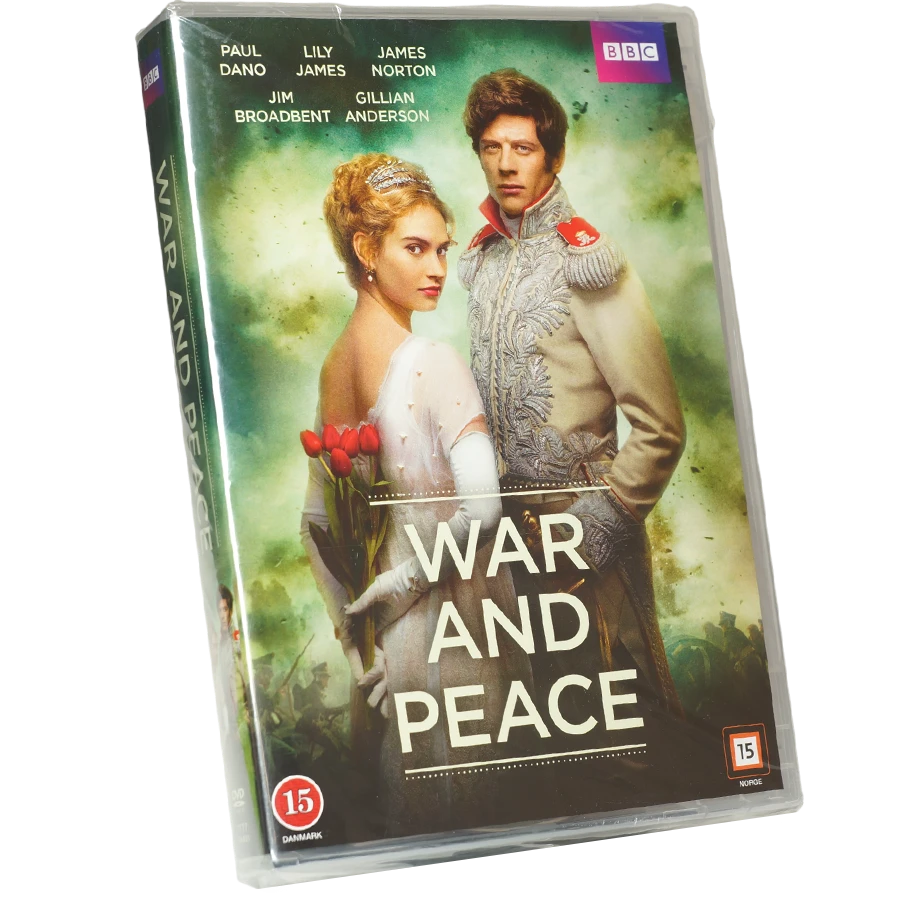War and Peace. 3 skivor. Speltid: 374 min