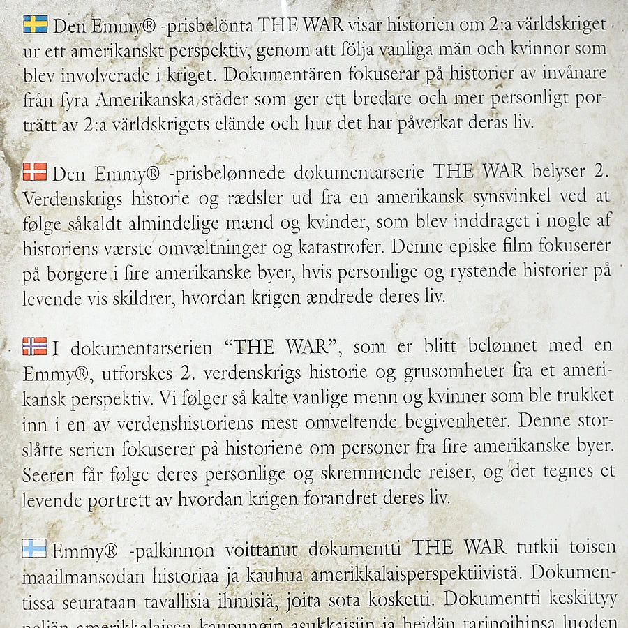 The War. Speltid: 14 timmar