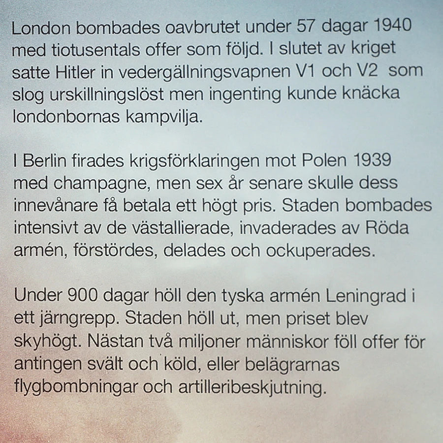 Dödens städer (Cities at War). Speltid: 134 min
