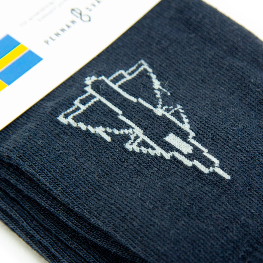 Merinoullstrumpa Viggen 2-pack (stl 46-48)