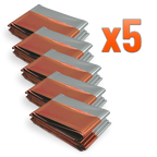 5x Nödfilt 210x160 cm