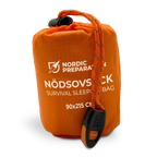 Nödsovsäck med nödvisselpipa