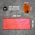 Nödsovsäck med nödvisselpipa