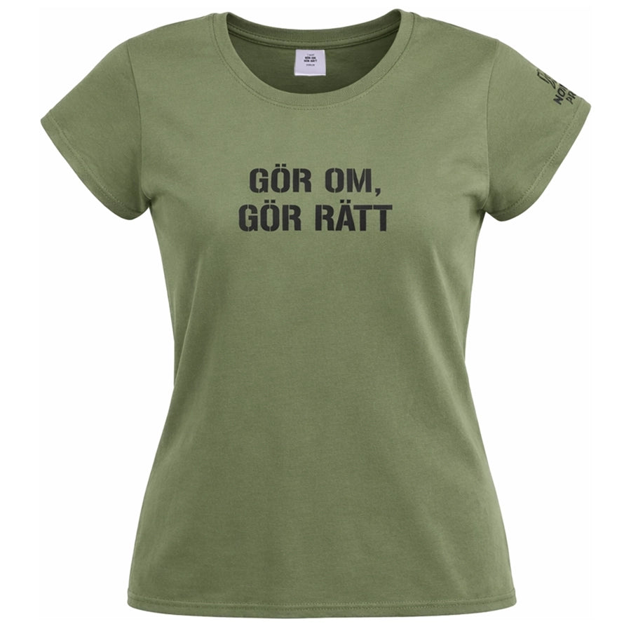 Dam-t-shirt - Gör om gör rätt