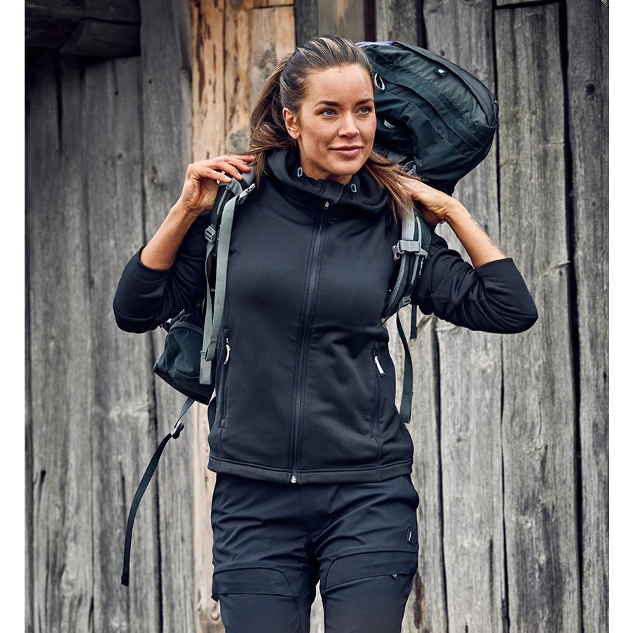 Fristads Cobalt Polartec power stretch hoodie, dam Artikelnummer 301215-940