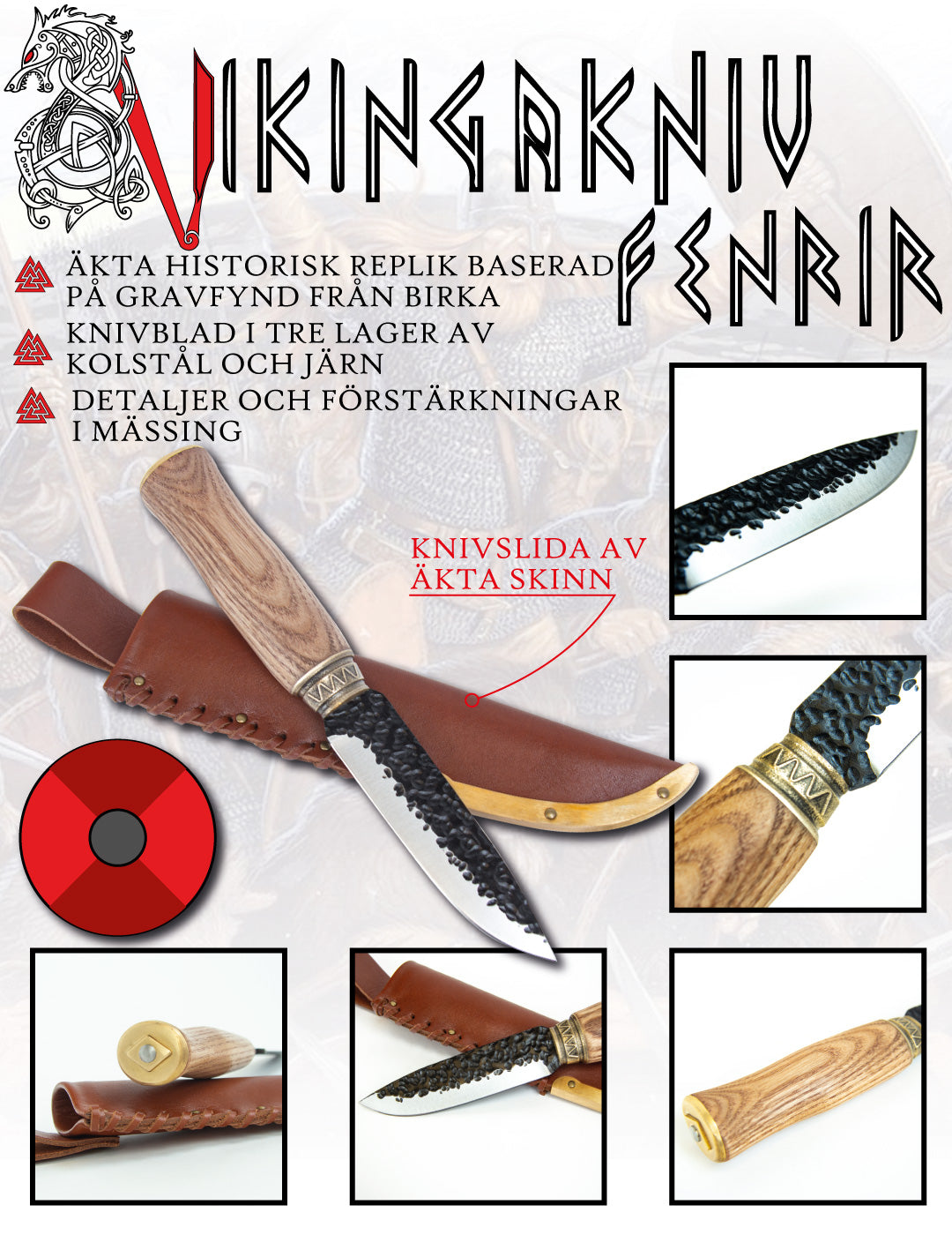 Vikingakniv Fenrir