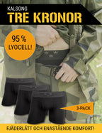 Kalsong Tre kronor 3-pack i lyocell