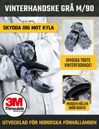 Vinterhandske grå m/90
