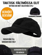 Taktisk fältmössa (svart)