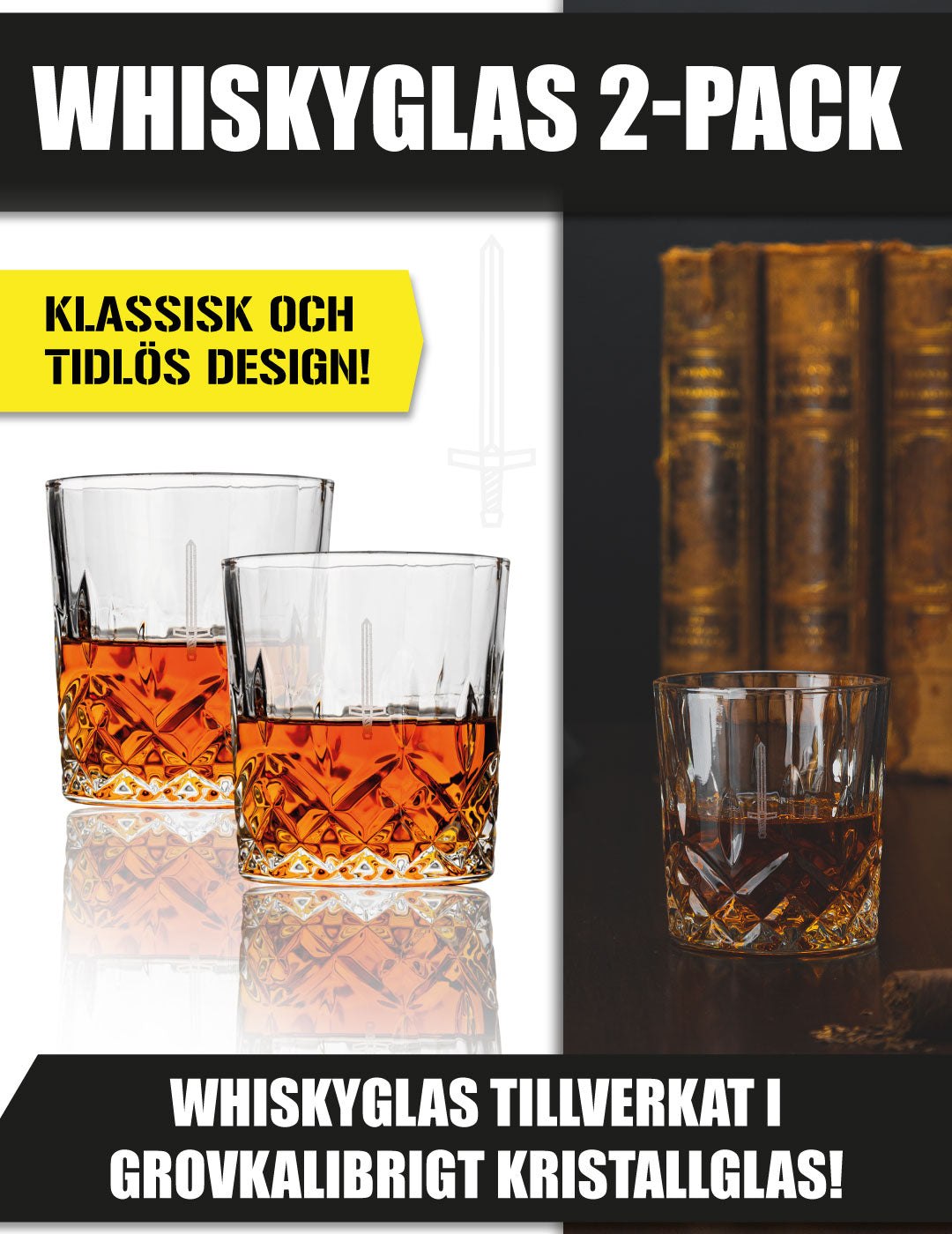 Whiskyglas 2-pack