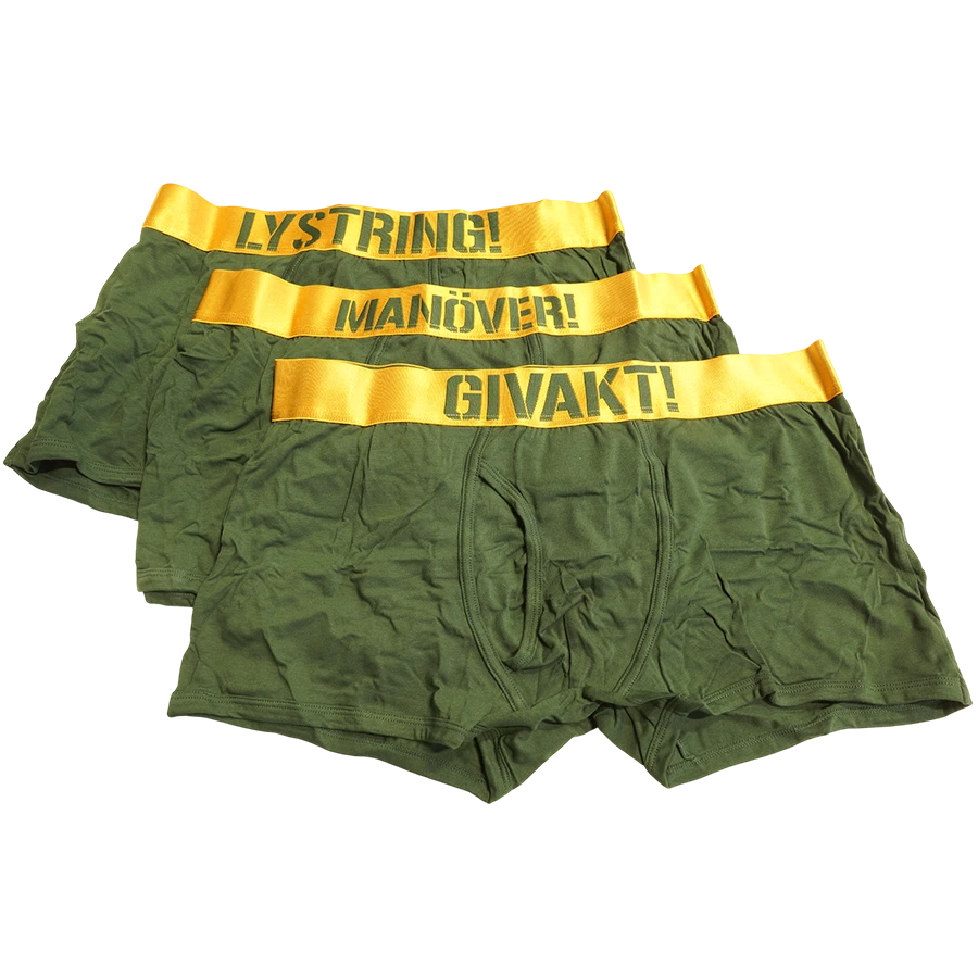 Boxershorts 3-pack (XXXL), Lystring, Manöver, Givakt