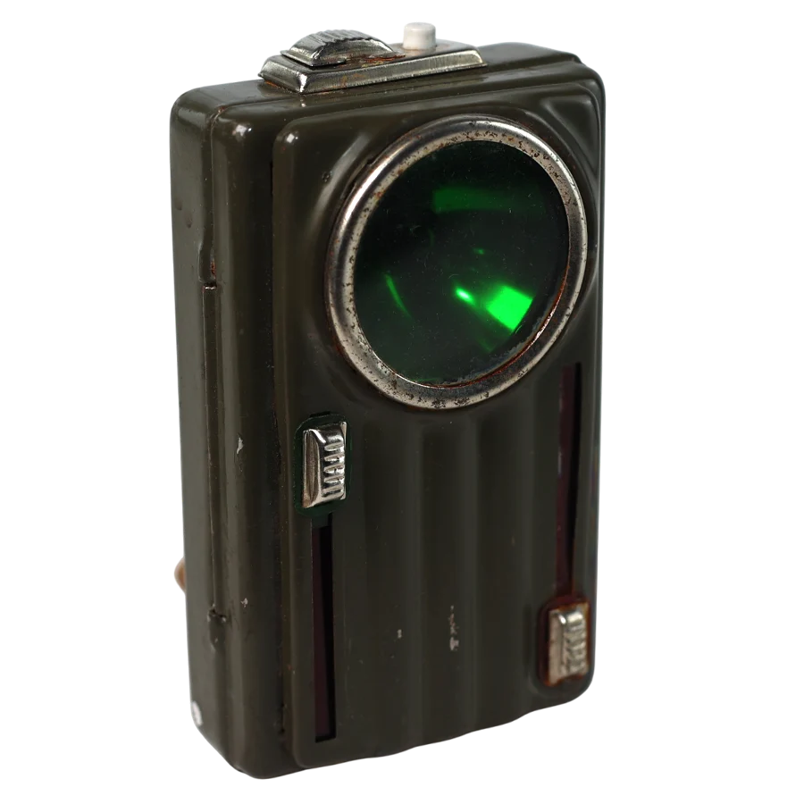 Fältficklampa armé, original. Begagnad samt ej funktionstestad